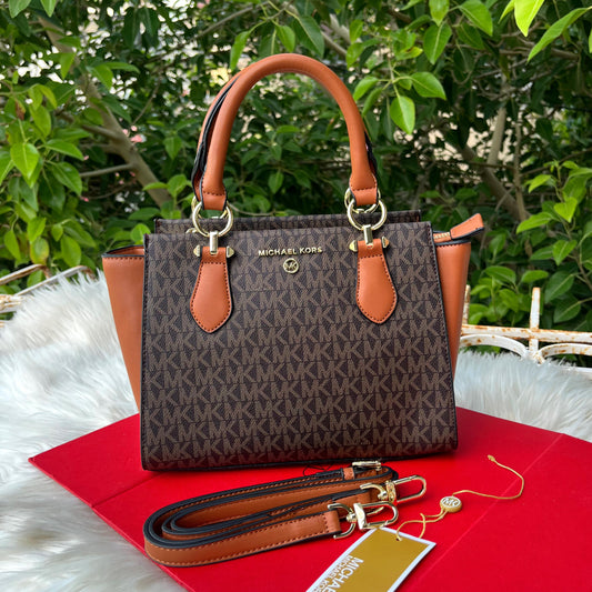 MICHAEL KORS-Inspired Handbag – Master Quality Women Bag with Full Branding & Accessories (Brown)