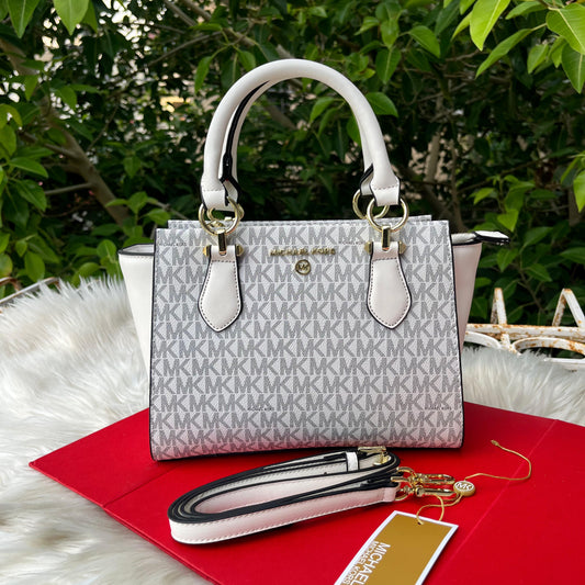 MICHAEL KORS-Inspired Handbag – Master Quality Women Bag with Full Branding & Accessories (Light Grey)
