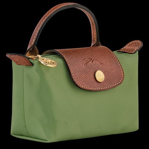 LONGCHAMP – Premium Women Bag with Complete Packaging (Green / Brown)