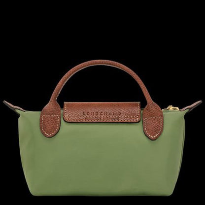 LONGCHAMP – Premium Women Bag with Complete Packaging (Green / Brown)