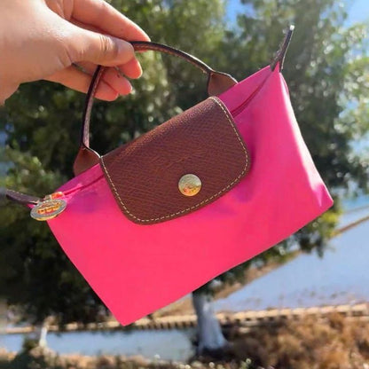 LONGCHAMP – Premium Women Bag with Complete Packaging (Pink / Brown)