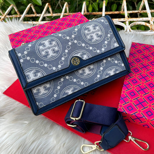 TORY BURCH – Cross Shoulder Women Bag (Blue)
