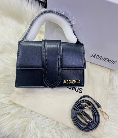 Jacquemus Mini Le Grand Bambino Tote – Premium Designer Women Bag (Black)