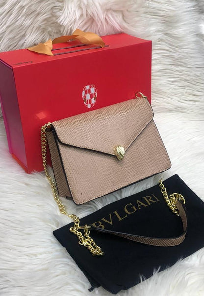 BVLGARI – Luxury Women Bag with Brand Box (Brown 2)