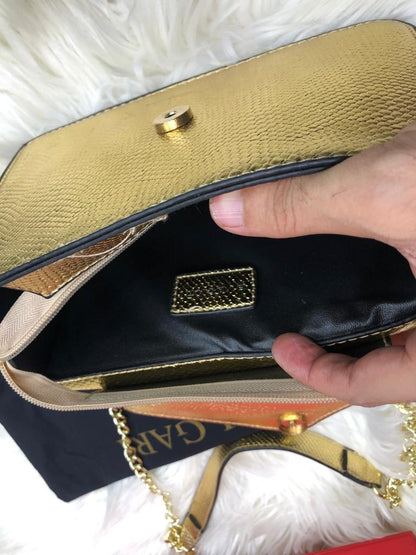 BVLGARI – Luxury Women Bag with Brand Box (Gold)