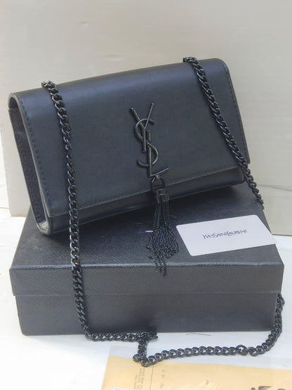 YSL High Quality Women Crossbody Bag – Elegant & Iconic (Black)