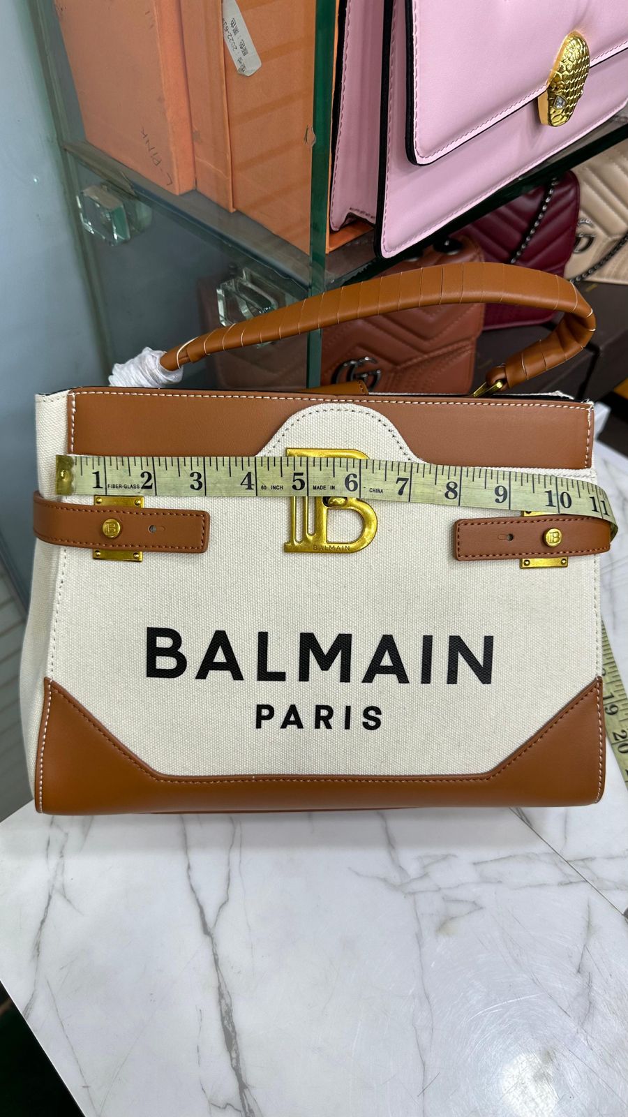 BALMAIN PARIS – AAA Swiss Mirror Copy (Maroon/White)