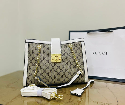 GUCCI Padlock – Premium Quality (White)