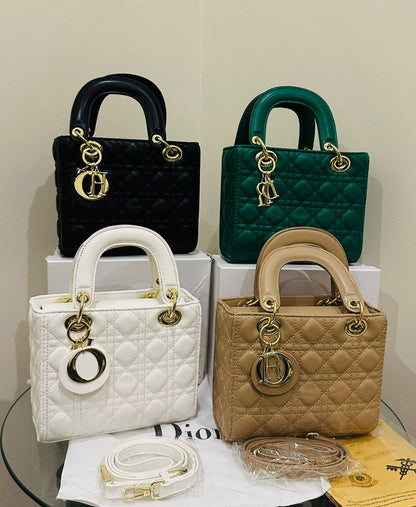 DIOR – Medium Lady Dior My ABCDior Bag ✨ (White)