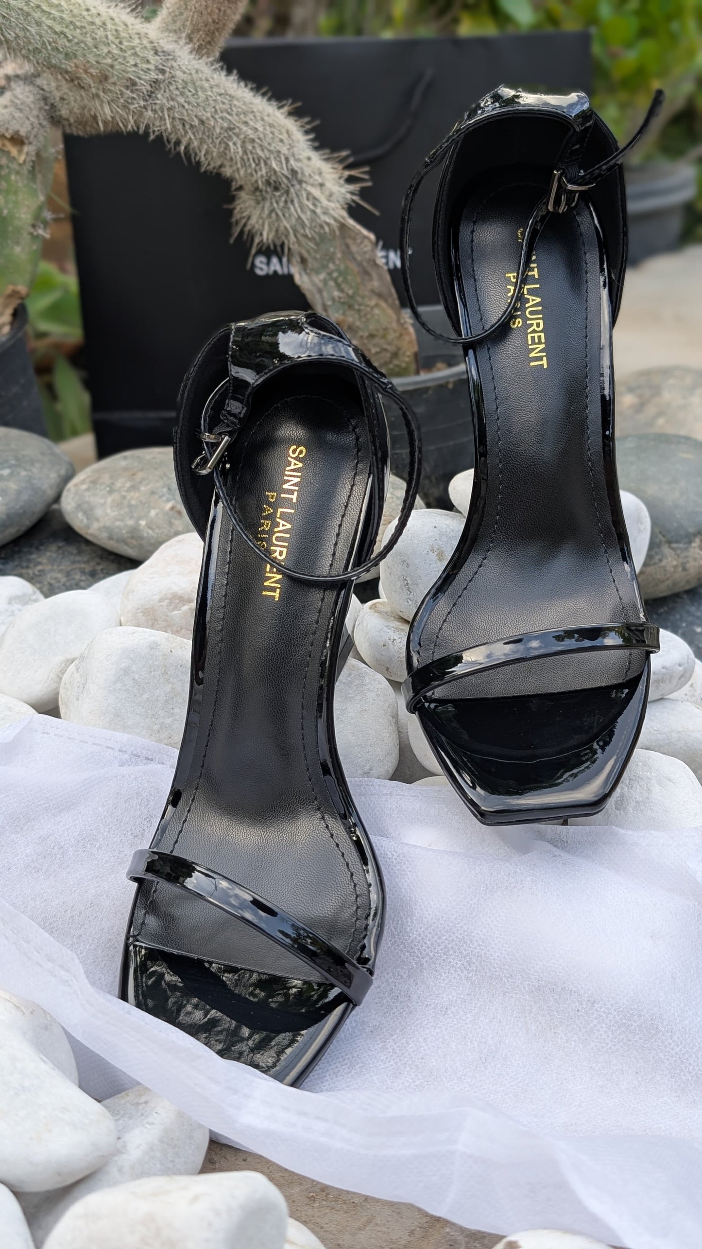SAINT LAURENT PARIS – Luxury Heels for Women (Black)