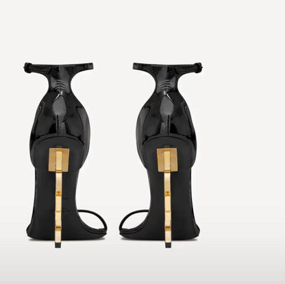 YSL Heels – Iconic Elegance with Every Step (Black)