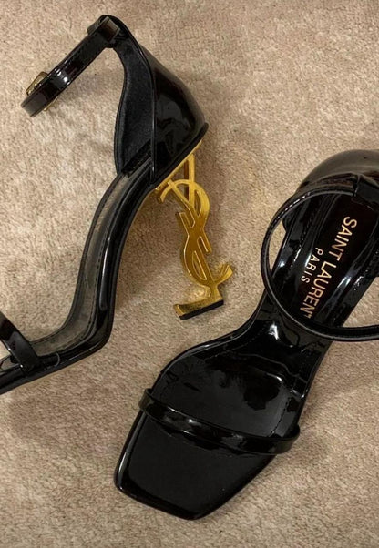 YSL Heels – Iconic Elegance with Every Step (Black)