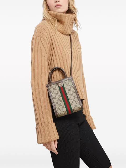 GUCCI Ophidia Crossbody Bag – Iconic Luxury, Premium Quality (Brown)