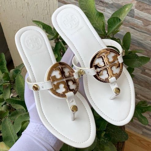 TORY BURCH – Miller Sandals (White)