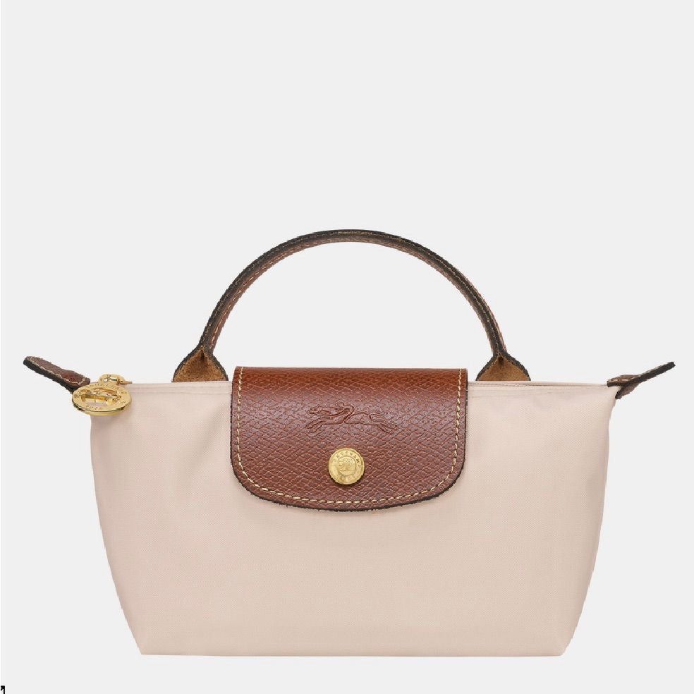 LONGCHAMP Mini Bag – Chic & Compact (White/Brown)