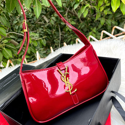 YSL Hobo Crossbody Bag – Chic & Iconic (Red)
