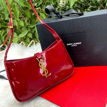 YSL Hobo Crossbody Bag – Chic & Iconic (Red)