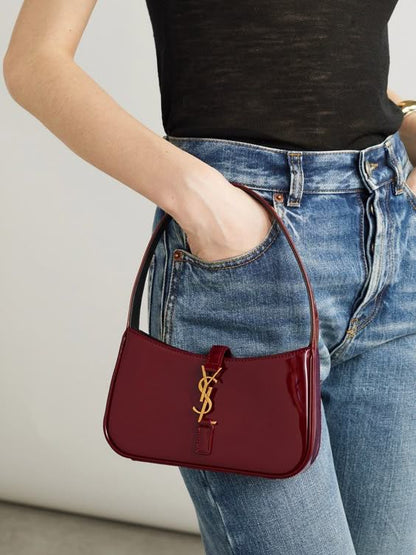 YSL Hobo Crossbody Bag – Chic & Iconic (Red)