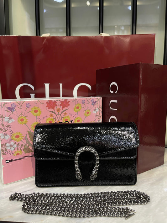 Gucci Dionysus Mini Women Bag – Luxury Designer Crossbody (Black)