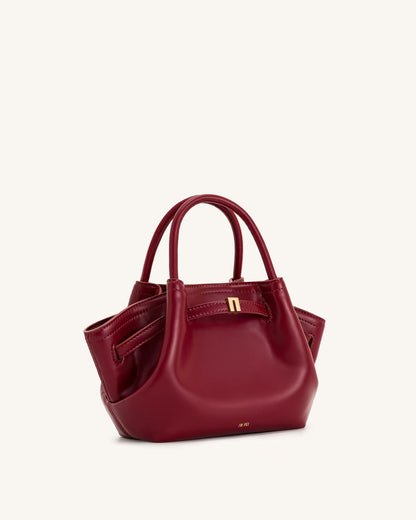 JW Pei Premium Women Handbag (Mini) – With Brand Tag & Dust Bag (Maroon)