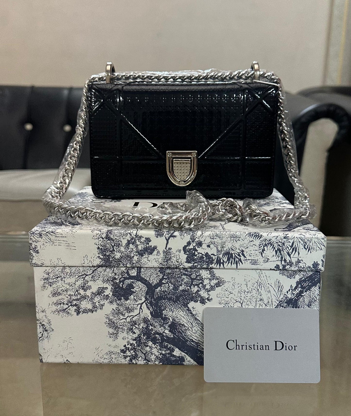 DIOR Mini Women Bag – AAA Premium Copy with Brand Box & Dust Bag (Black)