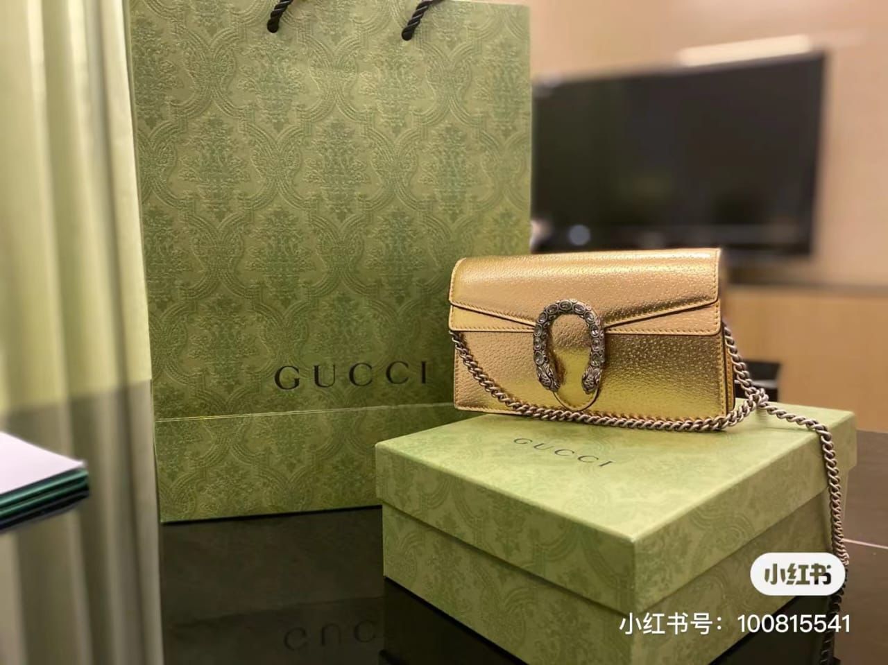 GUCCI DIONYSUS MINI – Women Bag (Master Series)(Gold)