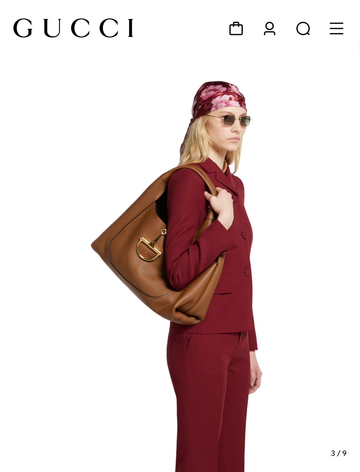 GUCCI TOTE – Women Bag (Master Series)(Brown)