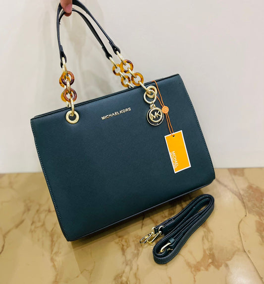MK Michael Kors Medium Size Tote – Women Bag(Blue)