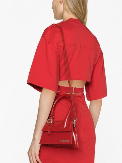 Jacquemus Le Chiquito Moyen Boucle – Luxury Women Bag(Red)