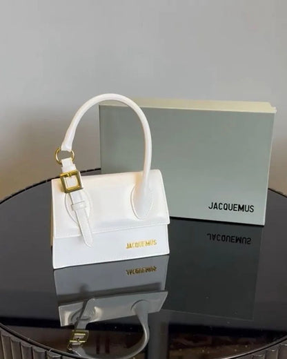 Jacquemus Le Chiquito Moyen Boucle – Luxury Women Bag(White)