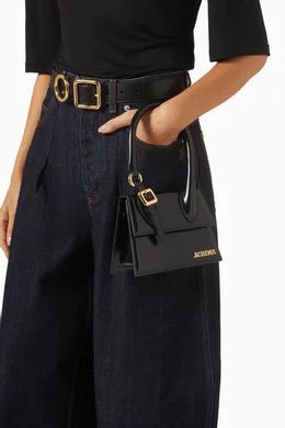 Jacquemus Le Chiquito Moyen Boucle – Luxury Women Bag(Black)