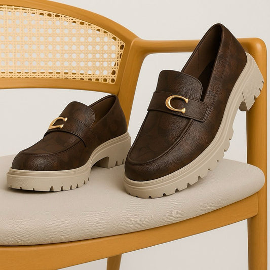COACH RESTOCK – Women High Heels Shoes(Brown)