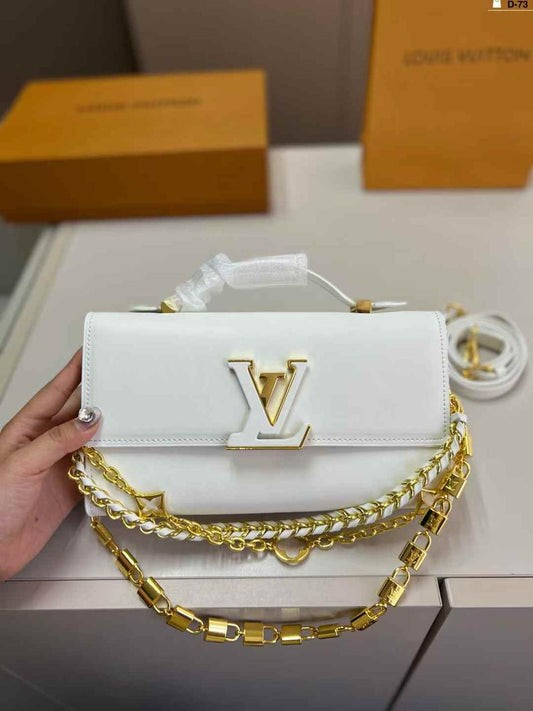 LOUIS VUITTON CAPUCINES – Women Wallet On Chain(White)