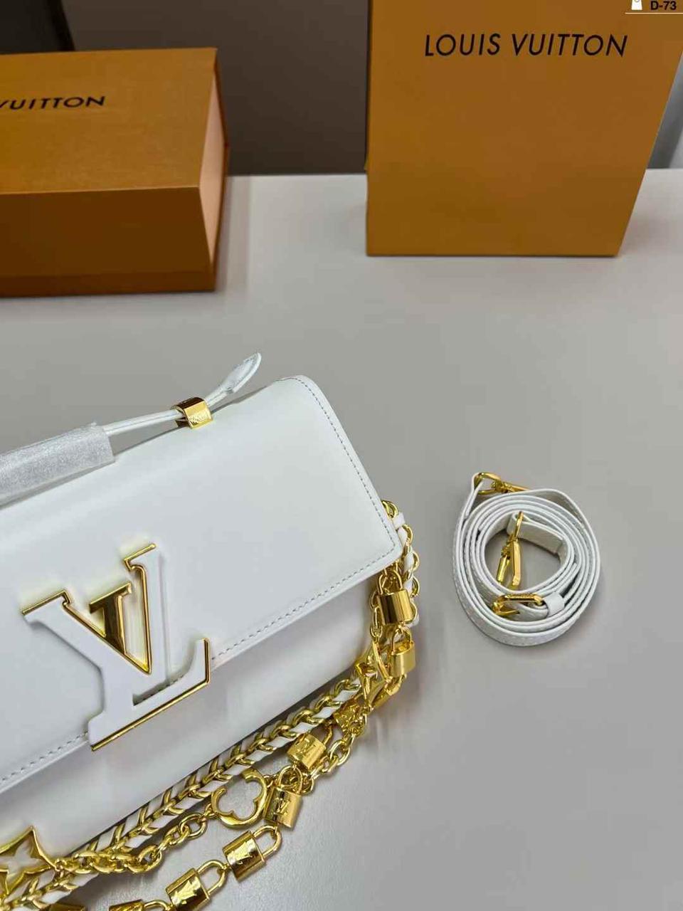 LOUIS VUITTON CAPUCINES – Women Wallet On Chain(White)