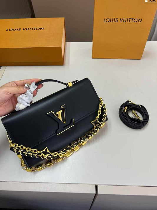 LOUIS VUITTON CAPUCINES – Women Wallet On Chain(Black)