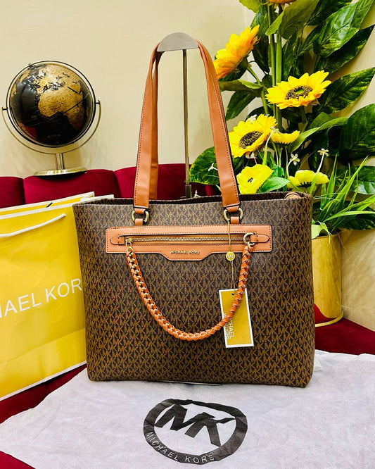 MICHAEL KORS – Women Tote Bag (AAA Master Quality)(Brown)