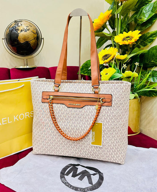 MICHAEL KORS – Women Tote Bag (AAA Master Quality)(Cream)