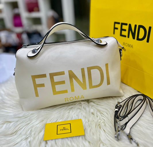 FENDI – Women Hand Bag (With Long Belt)(White)
