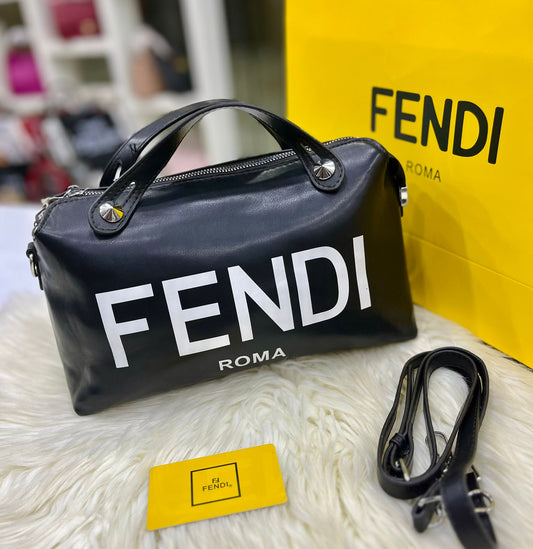 FENDI – Women Hand Bag (With Long Belt)(Black)