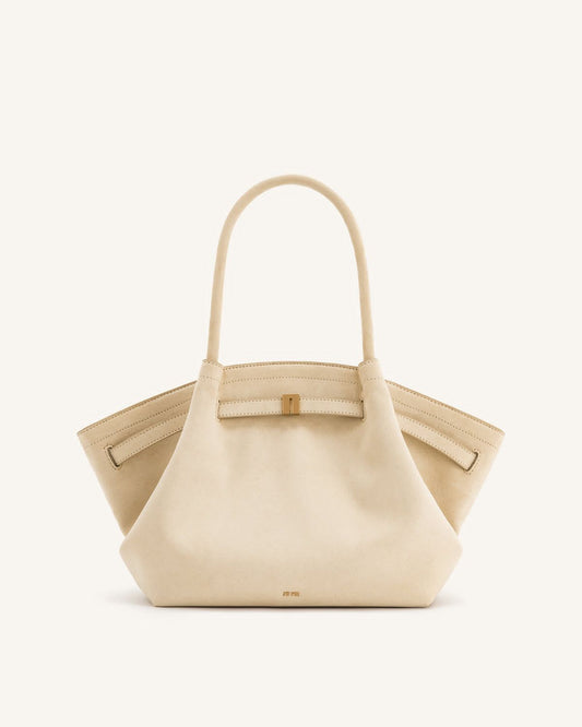 JW Pei Premium Women Handbag (Regular Size) – With Brand Tag & Dust Bag (Off White)