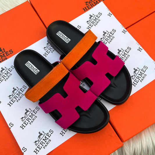 HERMES RESTOCK – Chypre Women Sandal (pink/Orange)