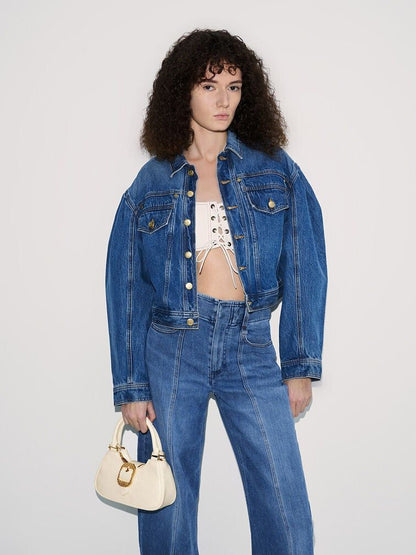 CHARLES & KEITH Avis Belted Top Handle – Women Bag (Faux Shearling) (White)