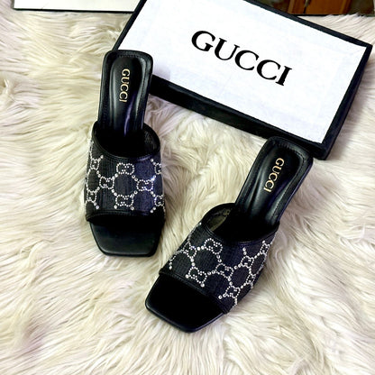 GUCCI Women Sandals – With Brand Box (Black)