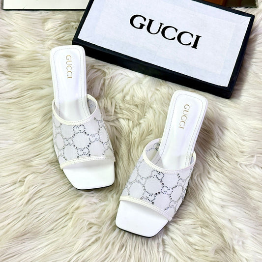 GUCCI Women Sandals – With Brand Box (White)