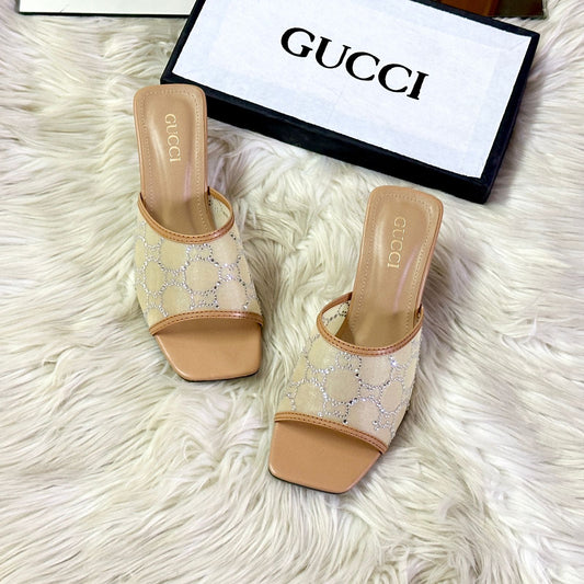 GUCCI Women Sandals – With Brand Box (Beige)