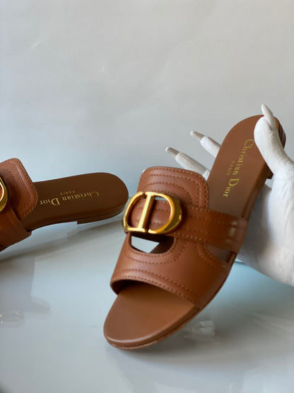 New Arrival – Christian Dior Flats (Brown)