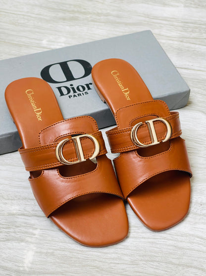 New Arrival – Christian Dior Flats (Brown)