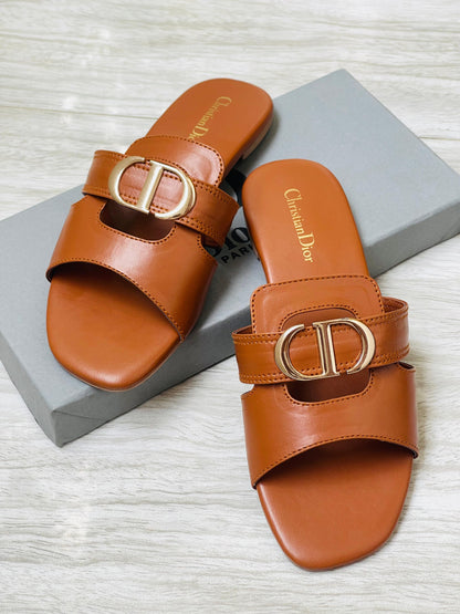 New Arrival – Christian Dior Flats (Brown)