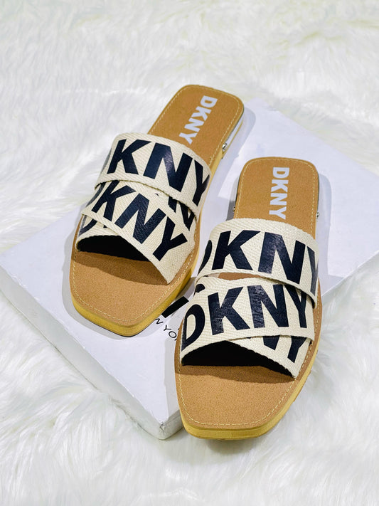 RESTOCKED – DKNY Soft Flats (Beige)
