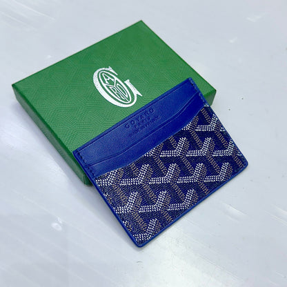 Goyard – Mini Wallets / Card Holders (Blue)